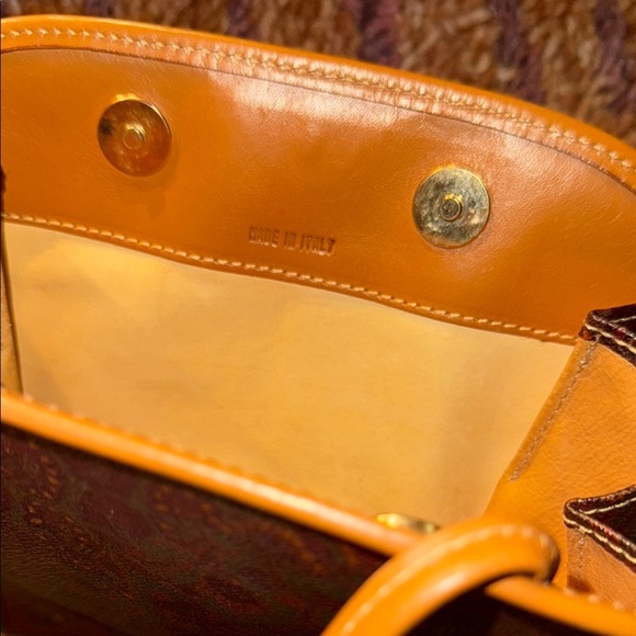 Vintage Escada Crossbody Bag with Floral Print - Picture 4 of 9